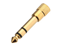 Titan Connectors Female 3.5mm Mini to Male 1/4" Headphone Adapter