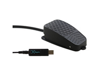 X-keys USB 3 Switch Interface with Black Commercial Foot Switch