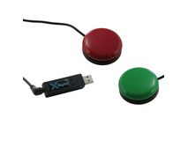 X-keys USB 3 Switch Interface with Red and Green Orby Switch