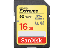 SanDisk 16GB Extreme UHS-I U3 SDHC Memory Card (Class 10)