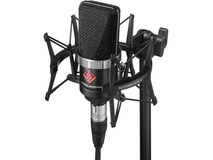Neumann TLM 102 BK Studio Set Large Diaphragm Studio Condenser Microphone (Black)