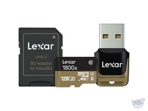 Lexar 128GB Professional 1800x UHS-II microSDXC Memory Card (U3)