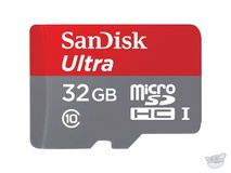 SanDisk 32GB Ultra UHS-I microSDHC Memory Card (Class 10)