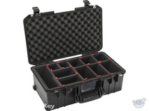 Pelican 1535 Air Wheeled Carry-On Case (Black, with TrekPak Insert)