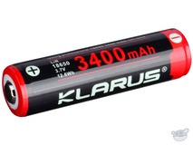 Klarus 18650 BAT-3400 Li-Ion Rechargeable Battery (3.7V, 3400mAh)