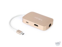 MiniX NEO USB-C Multiport Adapter with HDMI (Gold)