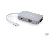 MiniX NEO USB-C Multiport Adapter with VGA (Space Grey)