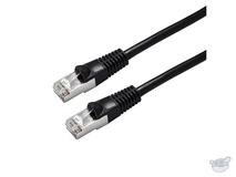 Dynamix 25M Cat5e External STP Solid Core Patch Lead (Black)