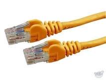 Dynamix 10M Cat6 UTP Patch Lead - Slimline Snagless Molding (Orange)