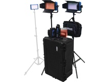Dracast Daylight 3-Light Interview Kit with V-Mount Battery Plates