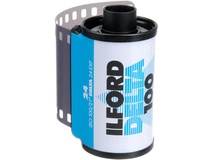 Ilford Delta 100 Professional Black and White Negative Film (35mm Roll Film, 24 Exposures)