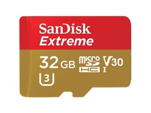 SanDisk 32GB Extreme UHS-I microSDHC Memory Card