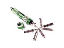 Eclipse Tools 9 in 1 Aluminum Handle Precision Screwdriver Set (Green)