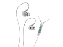 MEElectronics Sport-Fi M6P Memory Wire In-Ear Headphones with In-Line Mic Remote Control (Clear)