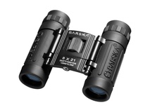 Barska 8x21 Lucid View Binocular (Black, Clamshell Packaging)