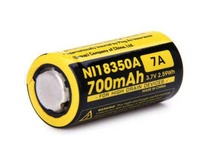NITECORE NI18350A Flat Top Battery