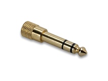 Hosa GHP-105 3.5mm TRS to 1/4" TRS Headphone Plug Adaptor