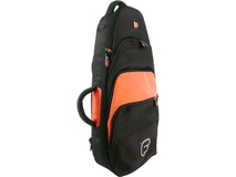 Fusion-Bags Premium Tenor Ukulele or Mandolin Gig Bag (Black/Orange)