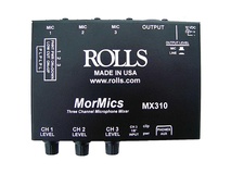 Rolls MX310 MorMics 3-Channel Mic Mixer/Combiner