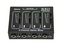 Rolls MX41B 4-Channel Passive Mixer with Level Control
