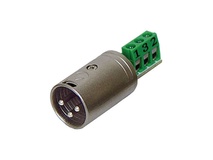 Rolls XLM113 3-Pin XLR Male Termination Plug for Bare Wire Connection