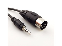 3.5mm mini jack to 5 pin DIN breakout cable 5'