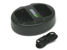 Wasabi Power Dual USB Charger for Canon LP-E6