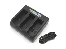 Wasabi Power Triple Charger for GoPro HERO5 & HERO6