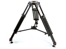 Sachtler OB-2000 Aluminum Tripod Legs (Flat Base and Mitchell) with Mid-Level Spreader