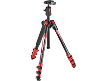 Manfrotto BeFree Colour Aluminium Travel Tripod (Red)