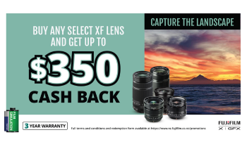 Fujifilm X Series - Up to $350 cashback NZ