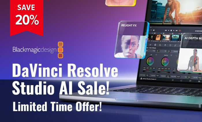 Blackmagic DaVinci Resolve Studio Sale