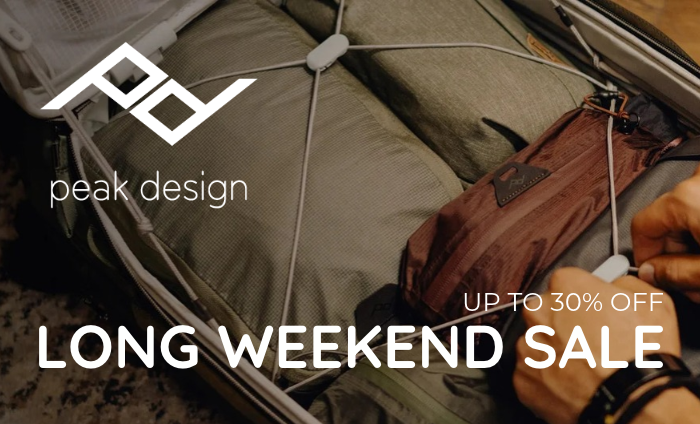 Peak Design Long Weekend Sale